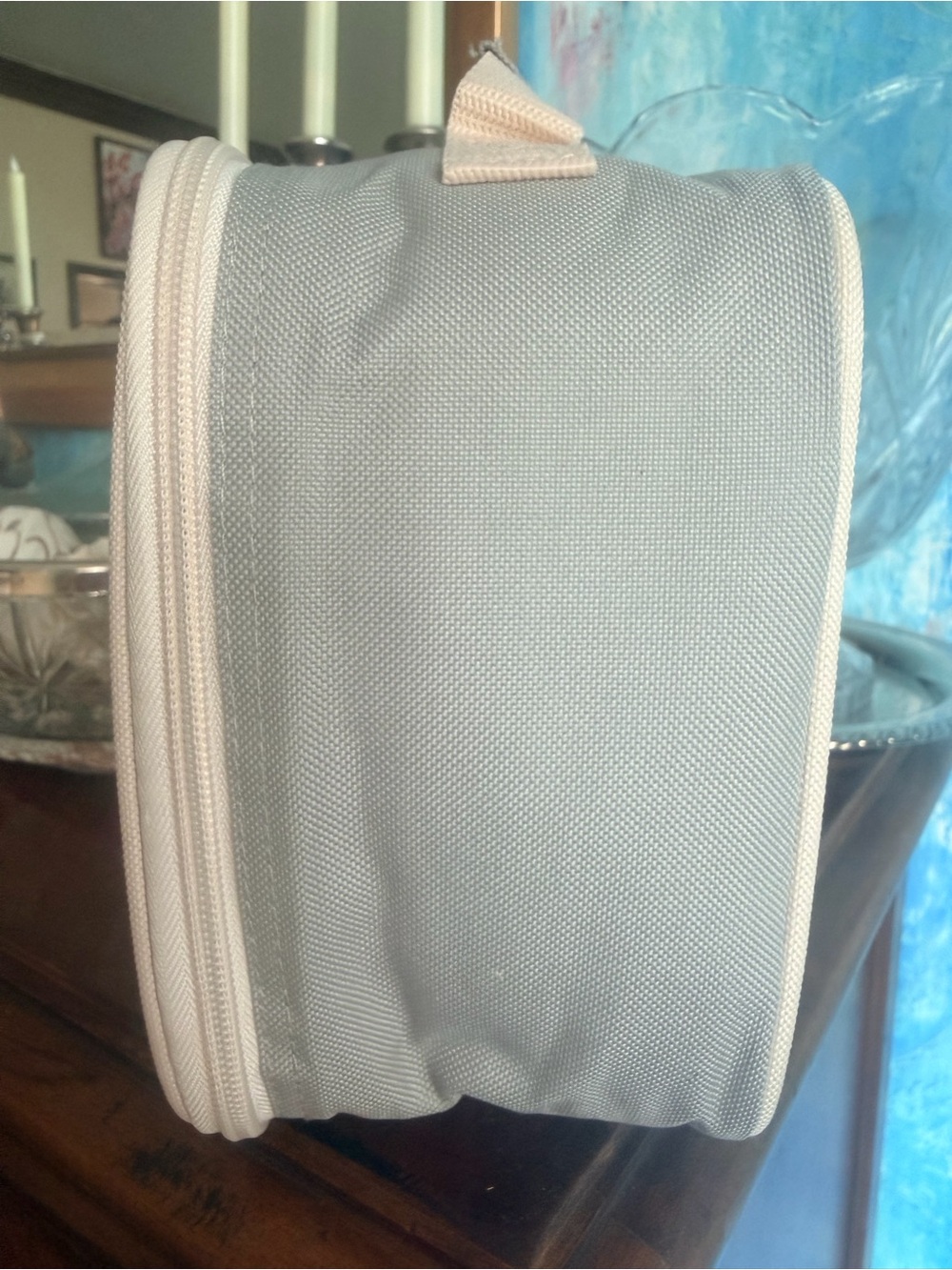 Puma Light Gray & pale pink Lunch Tote with Top Handle - Picture 9 of 13